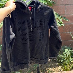 Black medium guess hoodie.
